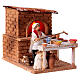 Pizzaiolo movimento 10 cm presepe napoletano 15x15x20 cm s5