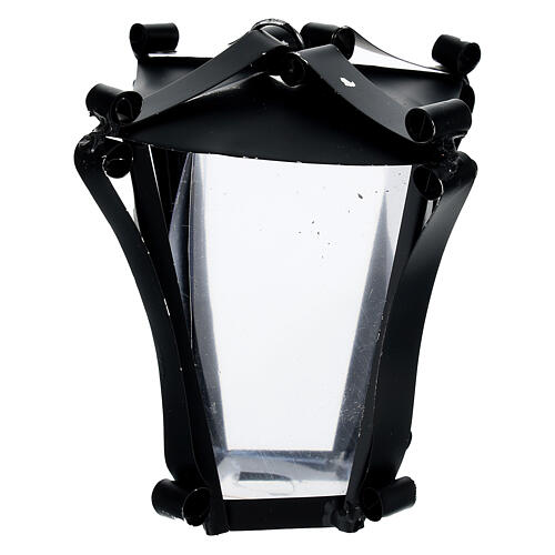 Laterne aus Metall, im neapolitanischen Stil, 8 × 5 cm – Krippenzubehör 3