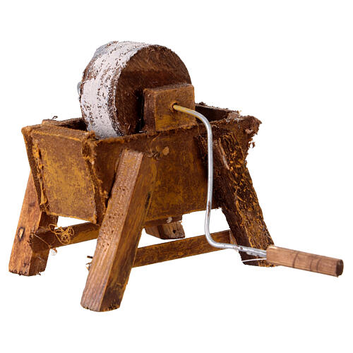 Grinding bench, 10x6x7 cm, for 10-12 cm Neapolitan Nativity Scene 1