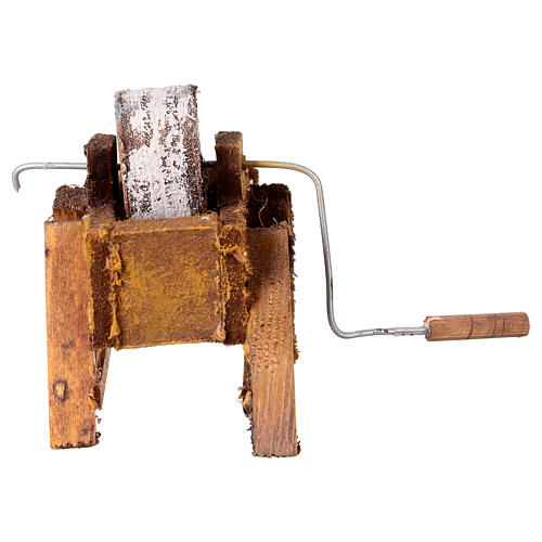 Koło młyńskie 10x6x7 cm, do szopki neapolitańskiej 10-12 cm 3