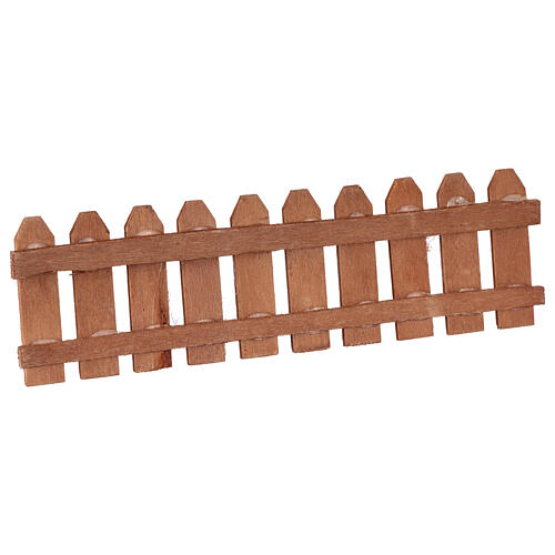 Fence 5x20 cm Neapolitan nativity scene 8-12 cm 3