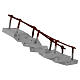 Geschwungene Treppe, Krippenzubehör, neapolitanische Krippe, für 8–10 cm Krippe – 5 × 12 cm s3