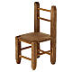 Silla 10x5x5 cm para belén napolitano 10-12 cm s2