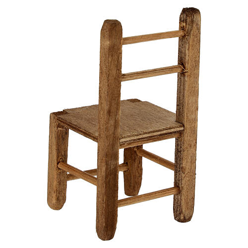 Cadeira 10x5x5 cm para presépio napolitano 10-12 cm 3