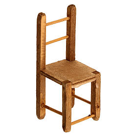 Accesorio silla madera 10 cm belén napolitano 10x5x3 cm
