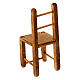 Accesorio silla madera 10 cm belén napolitano 10x5x3 cm s3