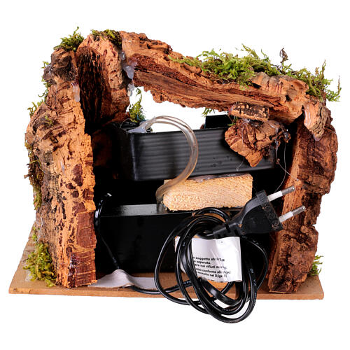 Zweistufiger Wasserfall – 20 × 20 × 15 cm, geeignet für eine 10–12 cm Krippe 4