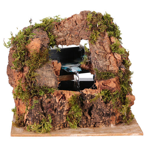 Kaskada do szopki dwupoziomowa, 10-12 cm, szopka neapolitańska, 20x20x15 cm 1