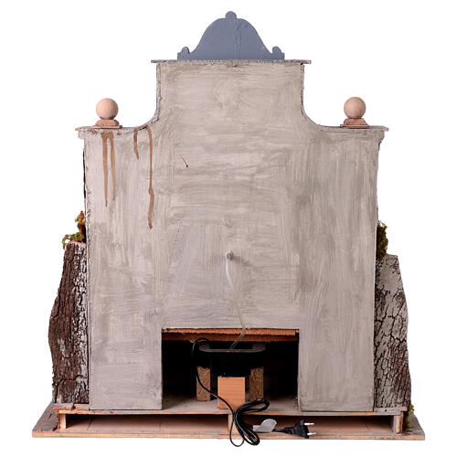 Theatrical set with fountain, 75x70x50, for 30-40 cm Neapolitan Nativity Scene 8