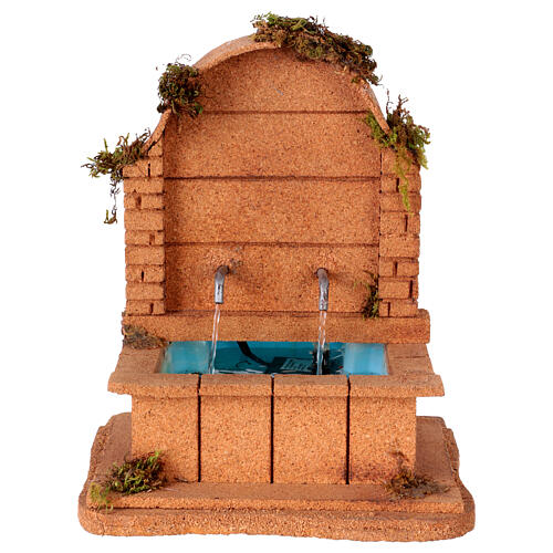 Three-level waterfall, 20x20x15 cm, for 10-12 cm Neapolitan Nativity Scene 6