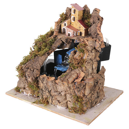 Cascada tres niveles 20x20x15 cm belén napolitano 10-12 cm 3