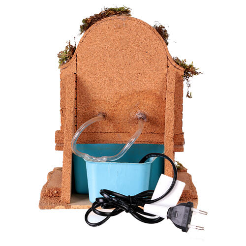 Cascata tre livelli 20x20x15 cm presepe napoletano 10-12 cm 10