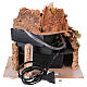 Cascata tre livelli 20x20x15 cm presepe napoletano 10-12 cm s5