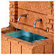 Cascata tre livelli 20x20x15 cm presepe napoletano 10-12 cm s7