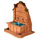Cascata tre livelli 20x20x15 cm presepe napoletano 10-12 cm s8