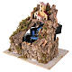 Wodospad trzy poziomy 20x20x15 cm do szopki neapolitańskiej 10-12 cm s3