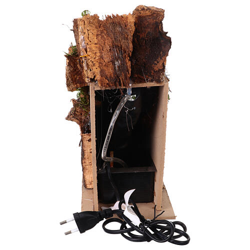 Animated waterfall with fridge for 8-10 cm Neapolitan Nativity Scene, 12x18x27 cm 4