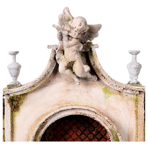 Fontaine avec ange 40x45x30 cm crèche napolitaine 20-25 cm 6