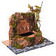 Fontaine à trois jets 10-12 cm crèche napolitaine 20x30x22 cm s4