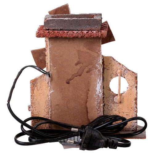 Mulino a vento modelli assortiti 20x15x10 cm presepe napoletano 10 cm 7