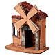 Mulino a vento modelli assortiti 20x15x10 cm presepe napoletano 10 cm s2