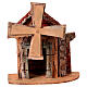 Mulino a vento modelli assortiti 20x15x10 cm presepe napoletano 10 cm s3