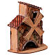 Mulino a vento modelli assortiti 20x15x10 cm presepe napoletano 10 cm s4