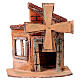Mulino a vento modelli assortiti 20x15x10 cm presepe napoletano 10 cm s5