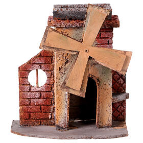 Windmill assorted models 20x15x10 cm Neapolitan nativity scene 10 cm