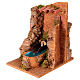 Fontana presepe 10-12 cm a getto d'acqua 20x15x20 cm s3