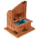 Brunnen-Szenerie aus Holz/Kork – für 10–12-cm-Krippe, neapolitanischer Stil, 20×20×18 cm s3