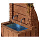 Cork fountain for 10-14 cm Neapolitan Nativity Scene, 23.5x20x17 cm s3