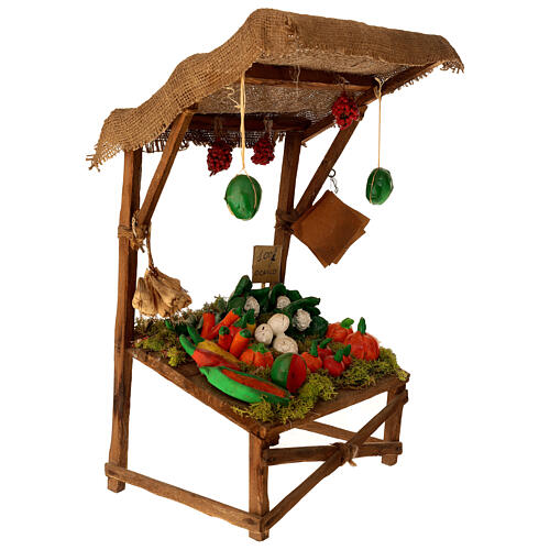 Fruit stand for 20 cm Neapolitan Nativity Scene, 40x20x20 cm 3