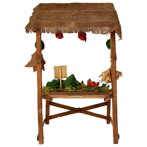 Fruit stand for 20 cm Neapolitan Nativity Scene, 40x20x20 cm 5