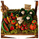 Étal fruits 20 cm pour crèche napolitaine 40x20x20 cm s2