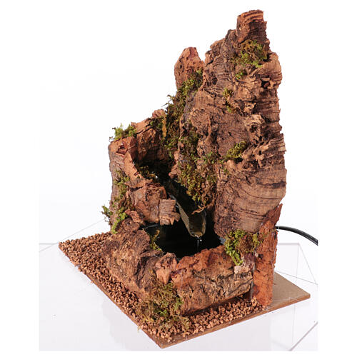 Rzeka z ruchomą wodą do szopki neapolitańskiej, dla figurek 10–12 cm, 27,5×22×16,5 cm 3