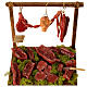 Meat counter 24-30 cm Neapolitan nativity scene 35x25x15 cm s2