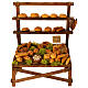 Bread stall for 14-16 cm Neapolitan Nativity Scene, 35x25x20 cm s1