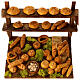 Bread stall for 14-16 cm Neapolitan Nativity Scene, 35x25x20 cm s2