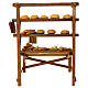 Stragan z pieczywem – szopka neapolitańska, do figurek 14–16 cm, 35x25x20 cm s5