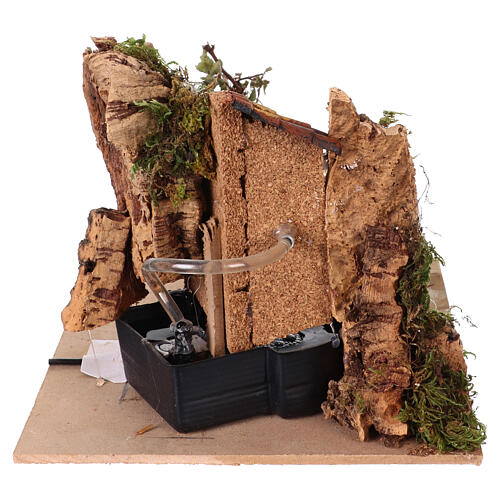 Assorted working fountain, 24x20x17 cm, for 8-10 cm Neapolitan Nativity Scene 4