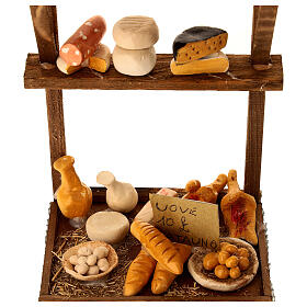 Chicken and hens stall for 20 cm Neapolitan Nativity Scene, 40x15x10 cm