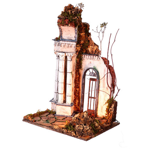 Templo estilo 700 con columnas 60x40x30 cm belén 20-25 cm 2