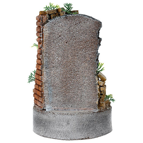 Rock with window frame, 20x15 cm, for Neapolitan Nativity Scene 4