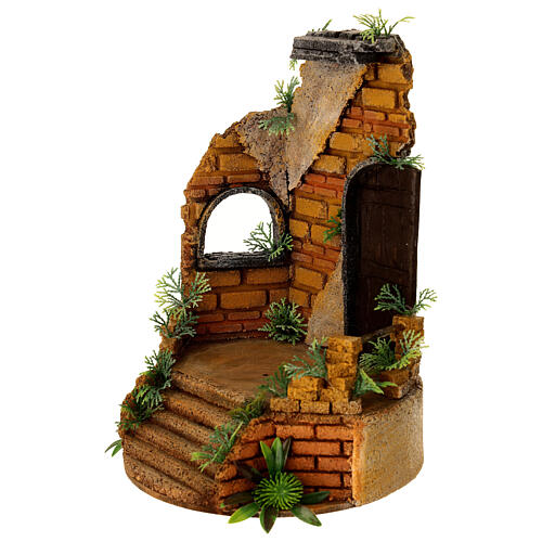 Skała z drzwiami, do szopki neapolitańskiej 10-12 cm 2