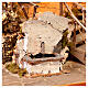 Nativity scene village 18th century style sea and bridge 70x80x60 cm, Neapolitan set 10-12 cm s9