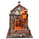 Tempio chiesa con natività 55x40x35 cm presepe napoletano 10-12 cm s14