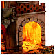 Nativity scene village 18th century mill 75x60x55 cm, Neapolitan nativity scene 10-12 cm s7