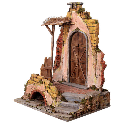 Świątynia 60x45x35 cm dla pasterzy 20-25 cm - szopka neapolitańska 3