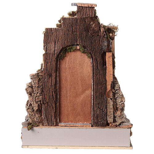 Świątynia 60x45x35 cm dla pasterzy 20-25 cm - szopka neapolitańska 6